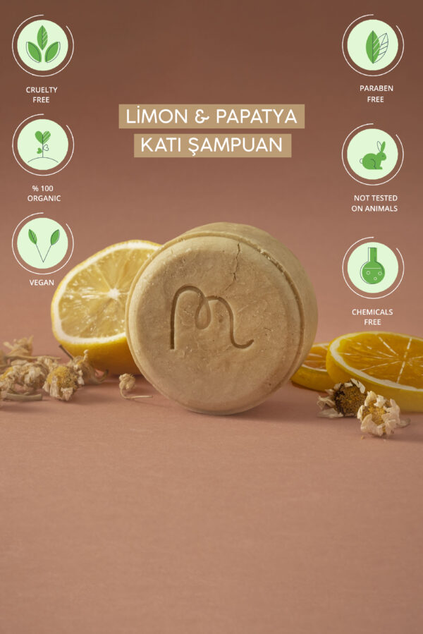 Limon & Papatya Katı Şampuan