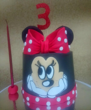 Minnie Mouse Pastası