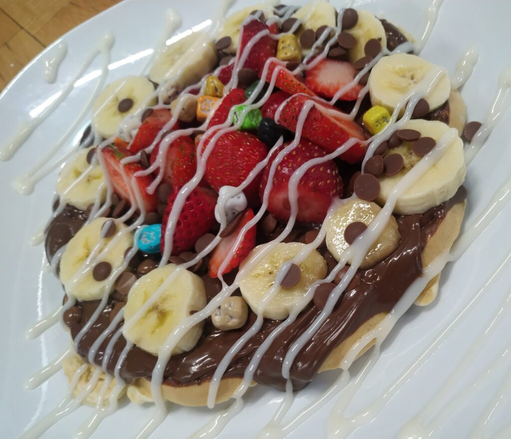 Çikolatalı Muzlu Waffle