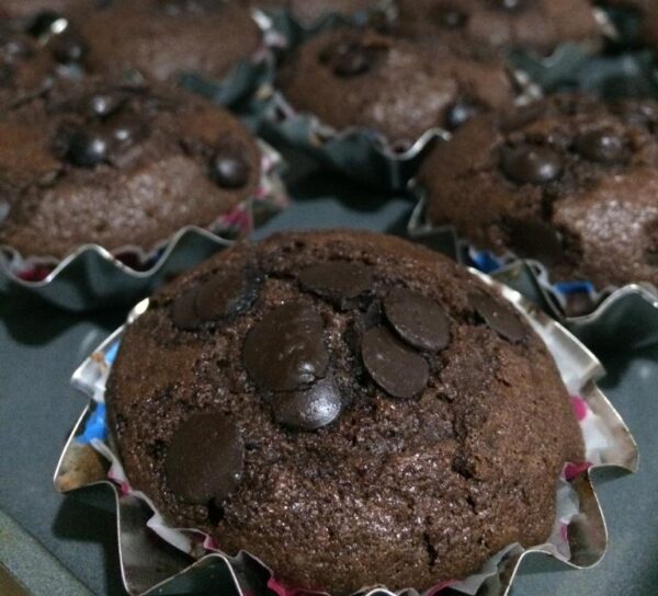 Damla Çikolatalı Kakaolu Muffin